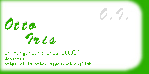 otto iris business card